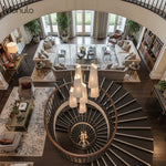 Bild in Gallery-Viewer laden, Orovia Minimalist Keramik Kronleuchter - Verstellbares Licht für die Küche