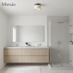 Load image into Gallery viewer, Cerova Contemporary Porcelain Flush Mount Ceiling Light – Soft Ambient Illumination for Hallways and Offices