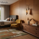 Load image into Gallery viewer, Orovia Sculptura Ceramic & Metal Wall Sconce – Modern Minimalist Wall Lighting for Bedroom, Bathroom and Kitchen