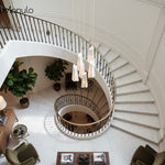 Bild in Gallery-Viewer laden, Orovia Minimalist Keramik Kronleuchter - Verstellbares Licht für die Küche