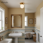 Load image into Gallery viewer, Opalume Glass Dual Purpose Light – Stylish Ceiling and Wall Mountable Fixture for Modern Homes