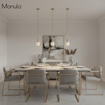 Load image into Gallery viewer, Cerova Contemporary Minimalist and Elegant Pendant – Ivory Porcelain Shade Light for Kitchen Island & Bedroom