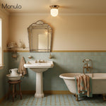 Load image into Gallery viewer, Opalume Glass Dual Purpose Light – Stylish Ceiling and Wall Mountable Fixture for Modern Homes