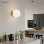 Load image into Gallery viewer, Glorica Sculptural Globe Wall Lamp – Mid-Century Modern Accent Light for bedroom & hallway