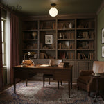 Load image into Gallery viewer, Glorica Opal Glass Semi-Flush Ceiling Light – Mid-Century Modern Fixture for Living Room