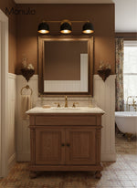 Load image into Gallery viewer, Metio Dome Vanity Wall Light – Mid-Century Fixture for Bathroom