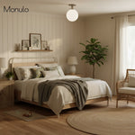 Load image into Gallery viewer, Glorica Opal Glass Semi-Flush Ceiling Light – Mid-Century Modern Fixture for Living Room