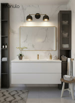 Load image into Gallery viewer, Metio Dome Vanity Wall Light – Mid-Century Fixture for Bathroom