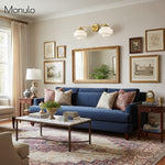 Load image into Gallery viewer, Geotower Glass Elegant Vanity Light – Art Deco Wall-Mounted Bathroom Fixture