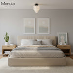 Load image into Gallery viewer, Geotower Glass Multi-layer Ceiling Light – Art Deco Light for Bedroom