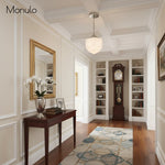 Load image into Gallery viewer, Geotower Glass Skyscraper Shade Art Deco Pendant Light – Vintage Ceiling Lamp for Dining Rooms, Kitchens and Offices