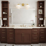 Load image into Gallery viewer, Geotower Glass Elegant Vanity Light – Art Deco Wall-Mounted Bathroom Fixture