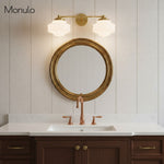 Load image into Gallery viewer, Geotower Glass Elegant Vanity Light – Art Deco Wall-Mounted Bathroom Fixture