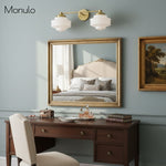 Load image into Gallery viewer, Geotower Glass Elegant Vanity Light – Art Deco Wall-Mounted Bathroom Fixture