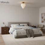 Load image into Gallery viewer, Geotower Glass Multi-layer Ceiling Light – Art Deco Light for Bedroom