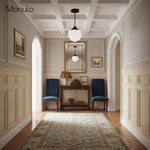 Load image into Gallery viewer, Geotower Glass Skyscraper Shade Art Deco Pendant Light – Vintage Ceiling Lamp for Dining Rooms, Kitchens and Offices