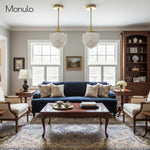 Load image into Gallery viewer, Geotower Glass Skyscraper Shade Art Deco Pendant Light – Vintage Ceiling Lamp for Dining Rooms, Kitchens and Offices