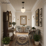 Load image into Gallery viewer, Geotower Glass Skyscraper Shade Art Deco Pendant Light – Vintage Ceiling Lamp for Dining Rooms, Kitchens and Offices