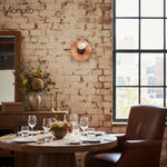 Bild in Gallery-Viewer laden, Radiro Globe Metall-Finish Wandlampe – Minimalistisches Design für Waschtisch und Flur