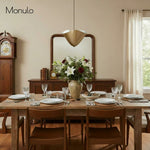 Bild in Gallery-Viewer laden, Bellina Modern Pendelleuchte – kunstvoll geschwungener Glasschirm mit schlanker Metallaufhängung