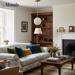 Load image into Gallery viewer, Rivolence Clean-Line Round Glass Pendant — Elegant Ambient Light for Home or Café Interiors