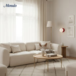 Bild in Gallery-Viewer laden, Rivolence Minimalistischer Flüssiger Moderner Runder Wandleuchter – Moderne Innenakzentbeleuchtung für Schlafzimmer oder Arbeitszimmer