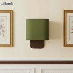 Load image into Gallery viewer, Nolvara Soft Fabric Luxe Metal Fabric Wall Sconce for Bedroom Reading Light