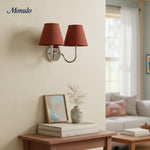Load image into Gallery viewer, Luvora Fabric Shade Wall Sconce with Drum Shade - Classic Pleated Sconce Light