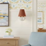 Load image into Gallery viewer, Luvora Fabric Shade Wall Sconce with Drum Shade - Classic Pleated Sconce Light
