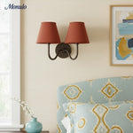 Load image into Gallery viewer, Luvora Fabric Shade Wall Sconce with Drum Shade - Classic Pleated Sconce Light