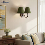Load image into Gallery viewer, Luvora Fabric Shade Wall Sconce with Drum Shade - Classic Pleated Sconce Light
