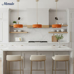 Load image into Gallery viewer, Cerova Contemporary Minimalist and Elegant Pendant – Ivory Porcelain Shade Light for Kitchen Island & Bedroom