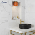 Load image into Gallery viewer, Cerova Contemporary Porcelain Flush Mount Ceiling Light – Soft Ambient Illumination for Hallways and Offices