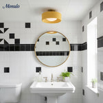 Load image into Gallery viewer, Cerova Porcelain Flush Mount Ceiling Light – Modern Low-Profile Fixture