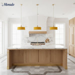 Load image into Gallery viewer, Cerova Contemporary Minimalist and Elegant Pendant – Ivory Porcelain Shade Light for Kitchen Island & Bedroom