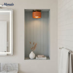 Load image into Gallery viewer, Cerova Contemporary Porcelain Flush Mount Ceiling Light – Soft Ambient Illumination for Hallways and Offices