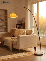 Cargar imagen en el visor de la Galería, Lámpara de pie de línea moderna y limpia Sunset Afterglow Luz minimalista para dormitorio y salón
