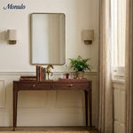 Load image into Gallery viewer, Nolvara Aleena Soft Fabric Luxe Metal Fabric Wall Sconce for Bedroom Reading Light