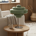 Load image into Gallery viewer, Koloro Glass Table Lamp – Modern Tiered Lamp for Living or Work Spaces