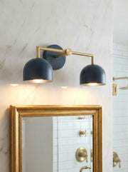 Applique murale de salle de bain de ferme – Luminaire coloré rustique pour coiffeuse