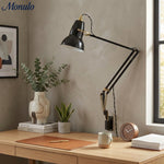 Cargar imagen en el visor de la Galería, Lámpara de Pared con Brazo Ajustable Modryx Sleek - Iluminación de Realce para Lectura en Oficina
