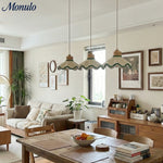 Charger l'image dans la visionneuse de galerie, Suspension en résine en forme d'onde Resinova - Résine métallique moderne pour salles à manger et cuisines