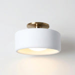 Load image into Gallery viewer, Cerova Contemporary Porcelain Flush Mount Ceiling Light – Soft Ambient Illumination for Hallways and Offices