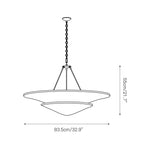 Load image into Gallery viewer, Mollino Chandelier