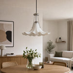 Cargar imagen en el visor de la Galería, Cazelle Artistic Floral Pendant Lamp – Modern Sculptural Fixture for Living and Dining Areas