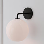 Load image into Gallery viewer, Selvion Art-Glass Globe Wall Sconce – Elegant Modern Wall Light for Bathrooms, Halls & Living Spaces