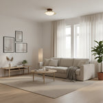 Charger l'image dans la visionneuse de galerie, Plafonnier Nuage en Forme d'Éventail Oribela - Design Métallique Moderne et Minimaliste pour Salons et Chambres