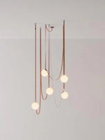 Load image into Gallery viewer, Modular Pendant Light with Sculptural Belt-Style Design
