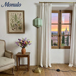 Load image into Gallery viewer, Eloise Decorative Glass Pumpkin Floor Lamp - Retro Organic Style for Living Rooms