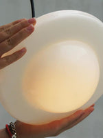 Load image into Gallery viewer, Vintage Art Deco Milk Glass Pendant Light